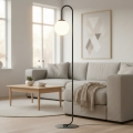 Gulvlampe FLOR 1xE14/10W/230V sort