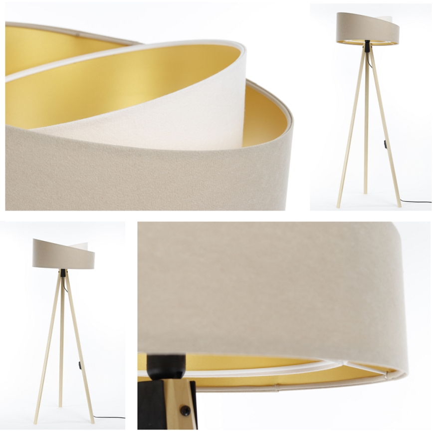 Gulvlampe GALAXY 1xE27/60W/230V beige