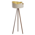 Gulvlampe GALAXY 1xE27/60W/230V beige/wenge