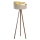 Gulvlampe GALAXY 1xE27/60W/230V beige/wenge