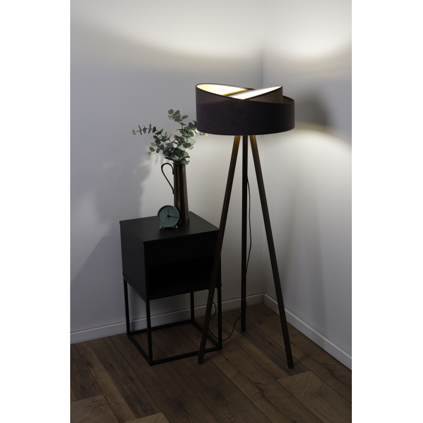 Gulvlampe GALAXY 1xE27/60W/230V grå/sort