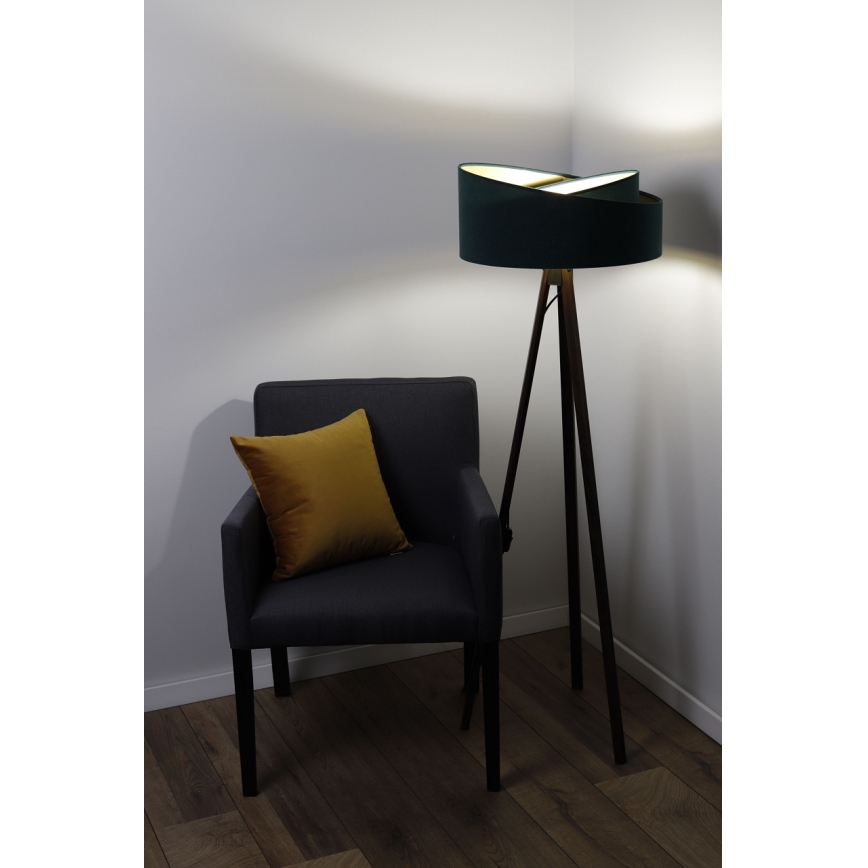 Gulvlampe GALAXY 1xE27/60W/230V grøn/sort