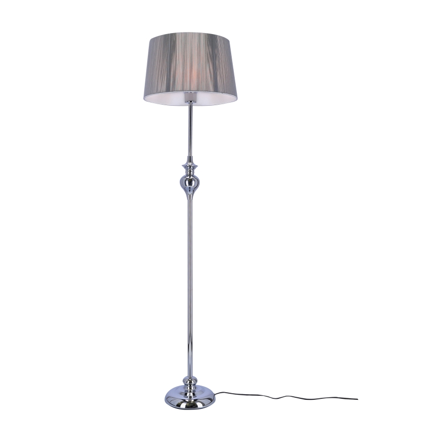 Gulvlampe GILLENIA 1xE27/60W/230V sølv