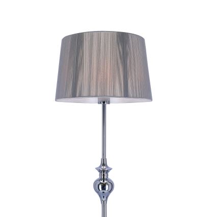 Gulvlampe GILLENIA 1xE27/60W/230V sølv