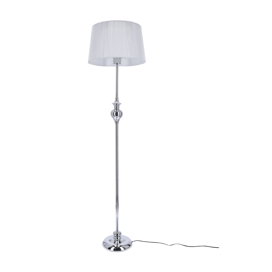 Gulvlampe GILLENIA 1xE27/60W/230V sølv