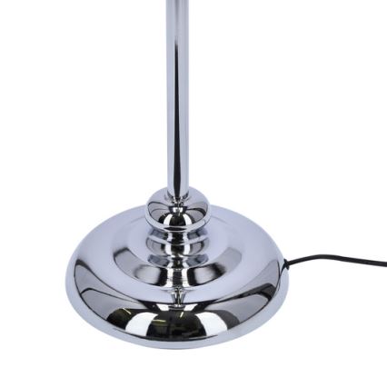 Gulvlampe GILLENIA 1xE27/60W/230V sølv