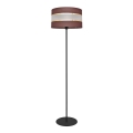 Gulvlampe HELEN 1xE27/15W/230V brun/sort/gylden