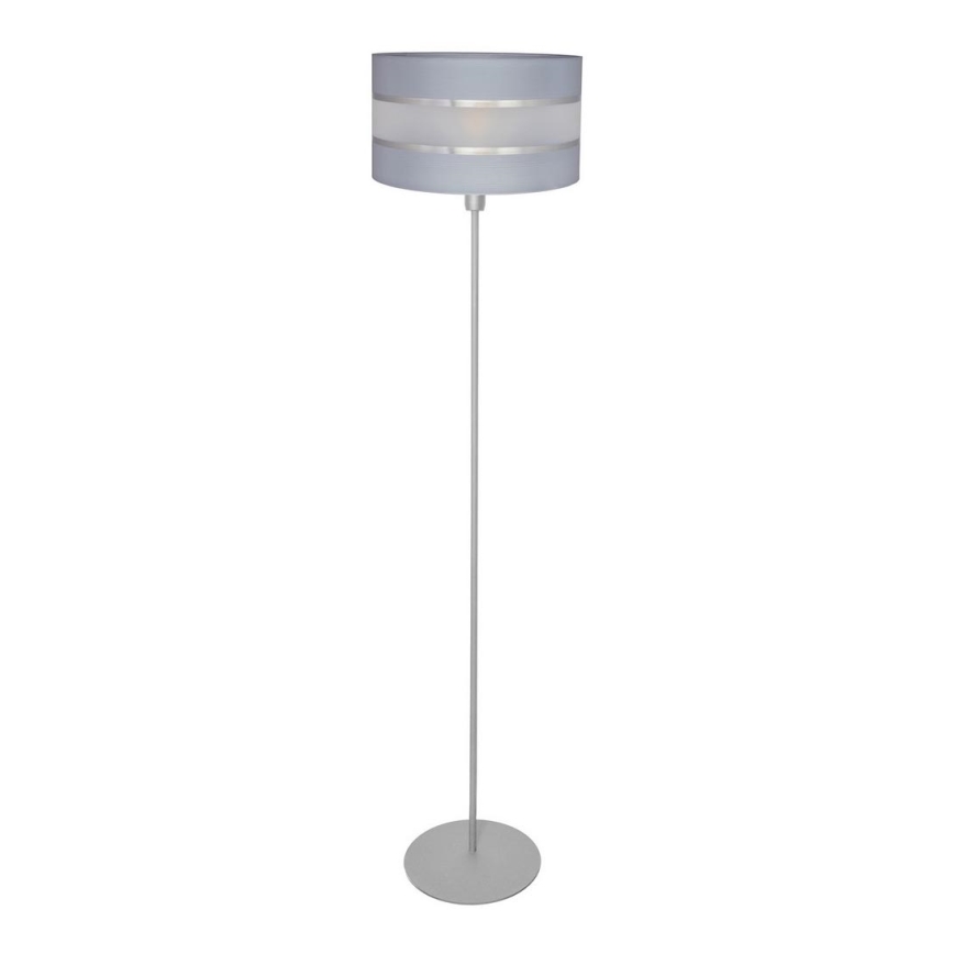 Gulvlampe HELEN 1xE27/15W/230V grå/sølvfarvet