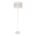 Gulvlampe HELEN 1xE27/15W/230V hvid/gylden