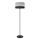 Gulvlampe HELEN 1xE27/15W/230V sort/grå/gylden