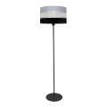 Gulvlampe HELEN 1xE27/15W/230V sort/grå/sølvfarvet