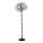 Gulvlampe i krystal 5xG9/40W/230V sort