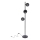 Gulvlampe KAMA 3xG9/28W/230V sort/røget sort