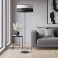 Gulvlampe KARBON 1xE27/15W/230V sort/grå