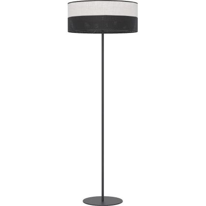 Gulvlampe KARBON 1xE27/15W/230V sort/grå