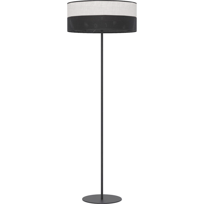 Gulvlampe KARBON 1xE27/15W/230V sort/grå