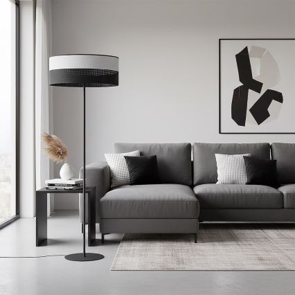 Gulvlampe KARBON 1xE27/15W/230V sort/grå