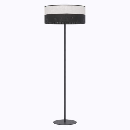 Gulvlampe KARBON 1xE27/15W/230V sort/grå