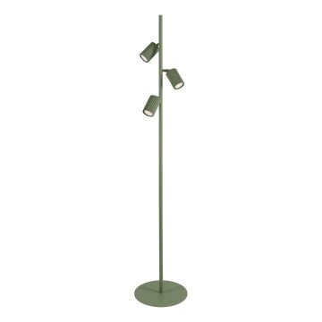 Gulvlampe KARBON 3xGU10/10W/230V grøn