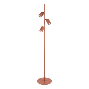 Gulvlampe KARBON 3xGU10/10W/230V orange