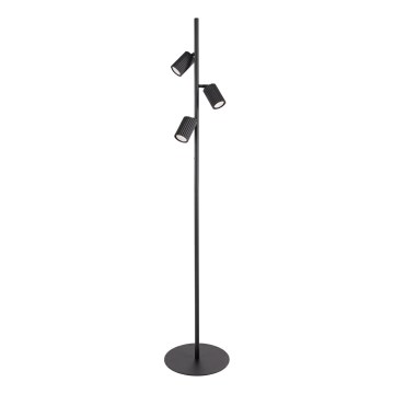 Gulvlampe KARBON 3xGU10/10W/230V sort