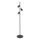 Gulvlampe KARBON 3xGU10/10W/230V sort
