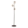 Gulvlampe LAVA 3xG9/8W/230V bronzefarvet/røget beige