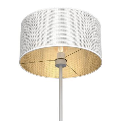 Gulvlampe LOFT SHADE 1xE27/60W/230V hvid/gylden