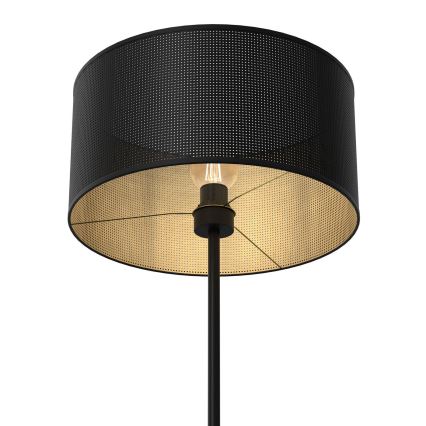 Gulvlampe LOFT SHADE 1xE27/60W/230V sort/gylden