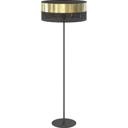 Gulvlampe LUX 1xE27/15W/230V sort/guld
