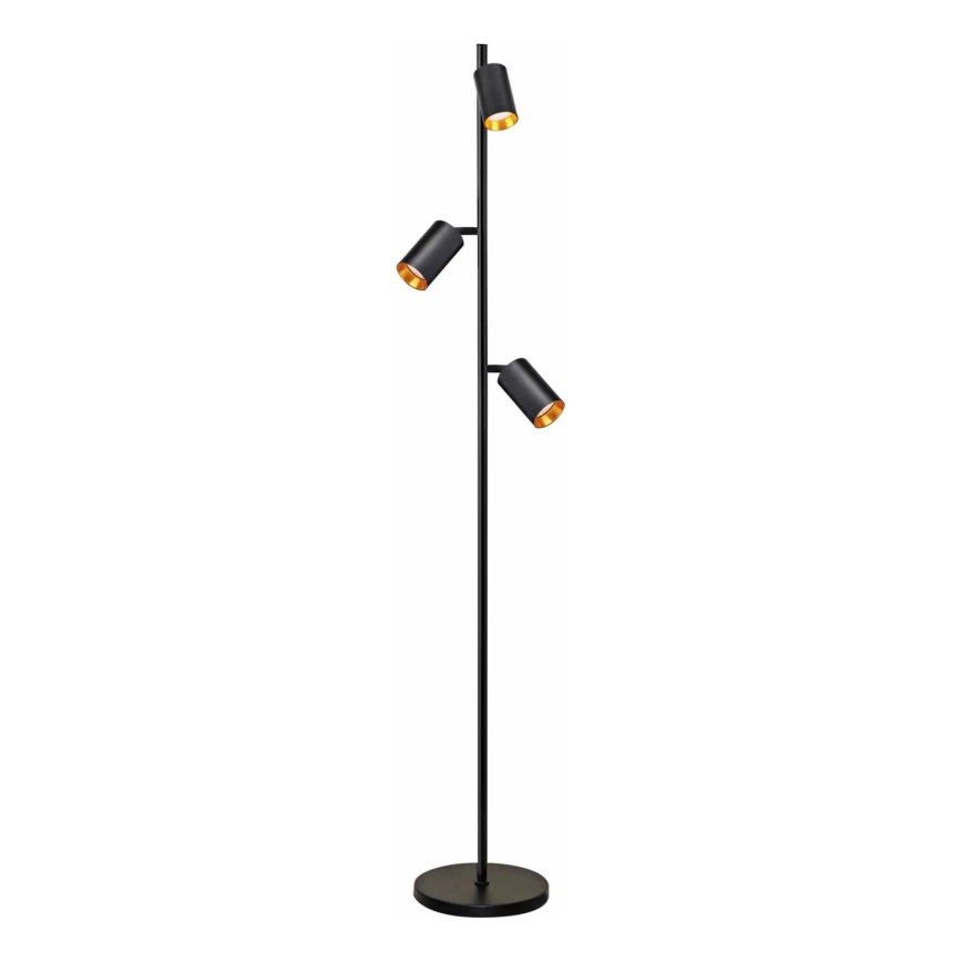 Gulvlampe MARIBEL 3xGU10/12W/230V sort