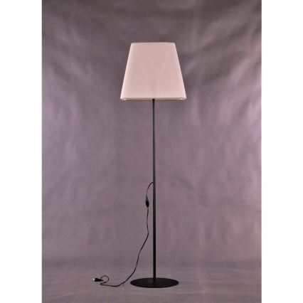 Gulvlampe MARTINA 1xE27/15W/230V sort/hvid