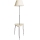 Gulvlampe med bord 1xE27/40W/230V sort/cremefarvet