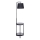 Gulvlampe med bord 1xE27/60W/230V USB sort