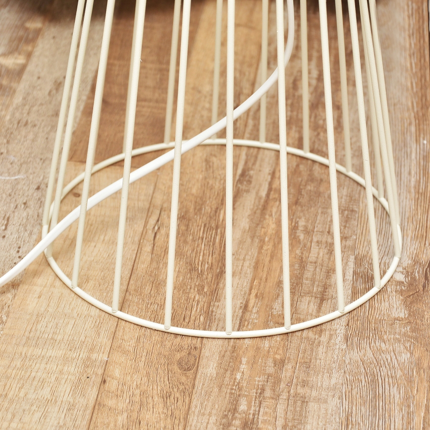 Gulvlampe MERCURE 1xE27/15W/230V cremefarvet