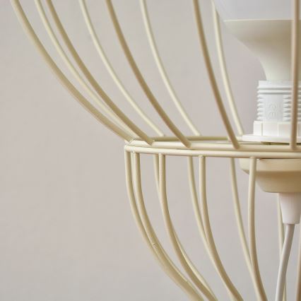 Gulvlampe MERCURE 1xE27/15W/230V cremefarvet