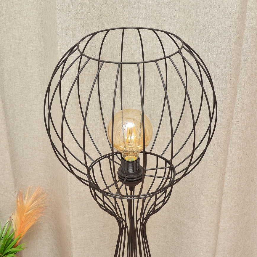 Gulvlampe MERCURE 1xE27/15W/230V sort