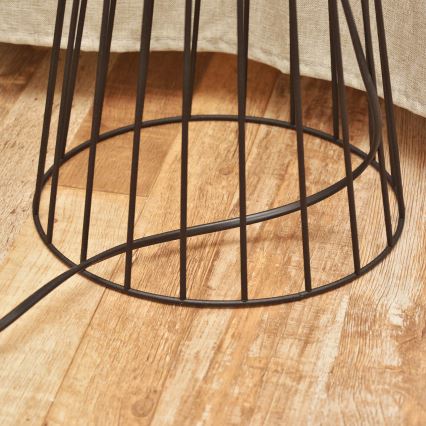 Gulvlampe MERCURE 1xE27/15W/230V sort