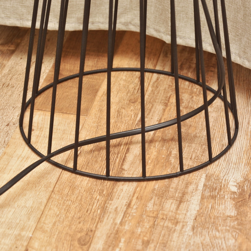 Gulvlampe MERCURE 1xE27/15W/230V sort