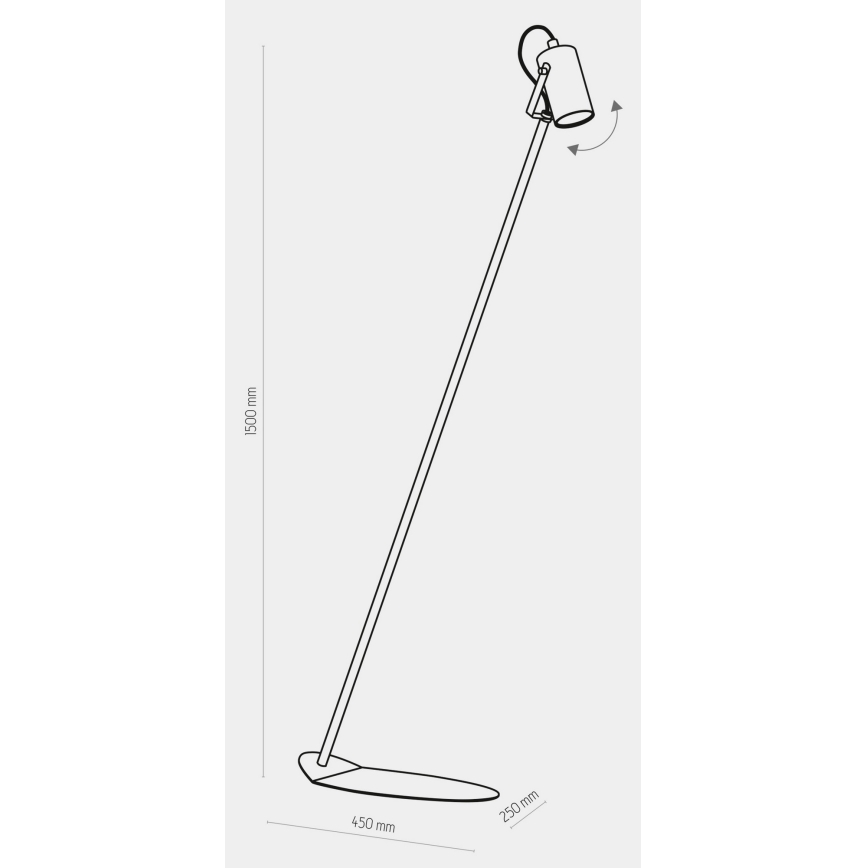 Gulvlampe REDO 1xGU10/10W/230V hvid