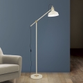 Gulvlampe SCHILLER 1xE27/40W/230V cremefarvet/bronze