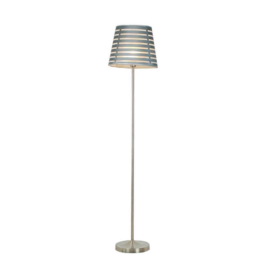 Gulvlampe SEGIN 1xE27/60W/230V grå/skinnende krom