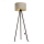 Gulvlampe STANDART 1xE27/60W/230V beige/brun