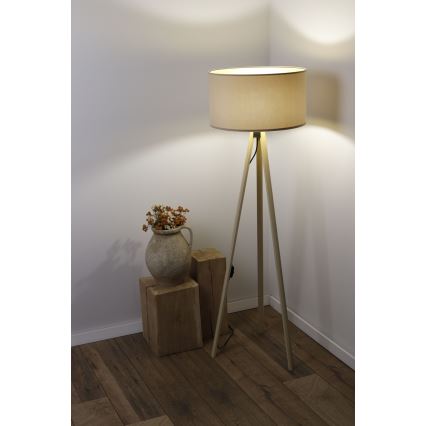 Gulvlampe STANDART 1xE27/60W/230V beige