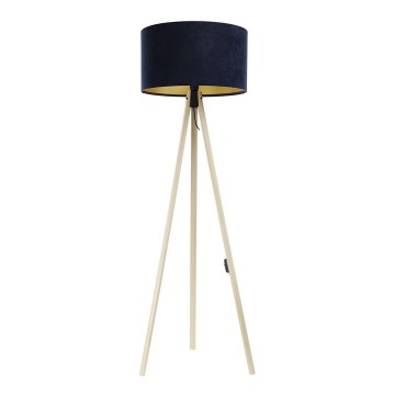 Gulvlampe STANDART 1xE27/60W/230V blå/beige