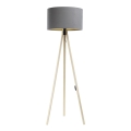 Gulvlampe STANDART 1xE27/60W/230V grå/beige