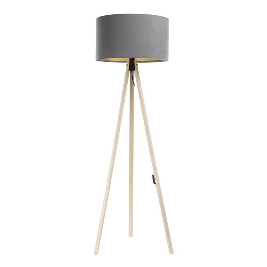 Gulvlampe STANDART 1xE27/60W/230V grå/beige