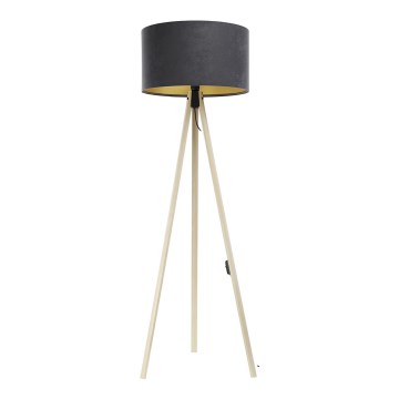 Gulvlampe STANDART 1xE27/60W/230V grå/beige