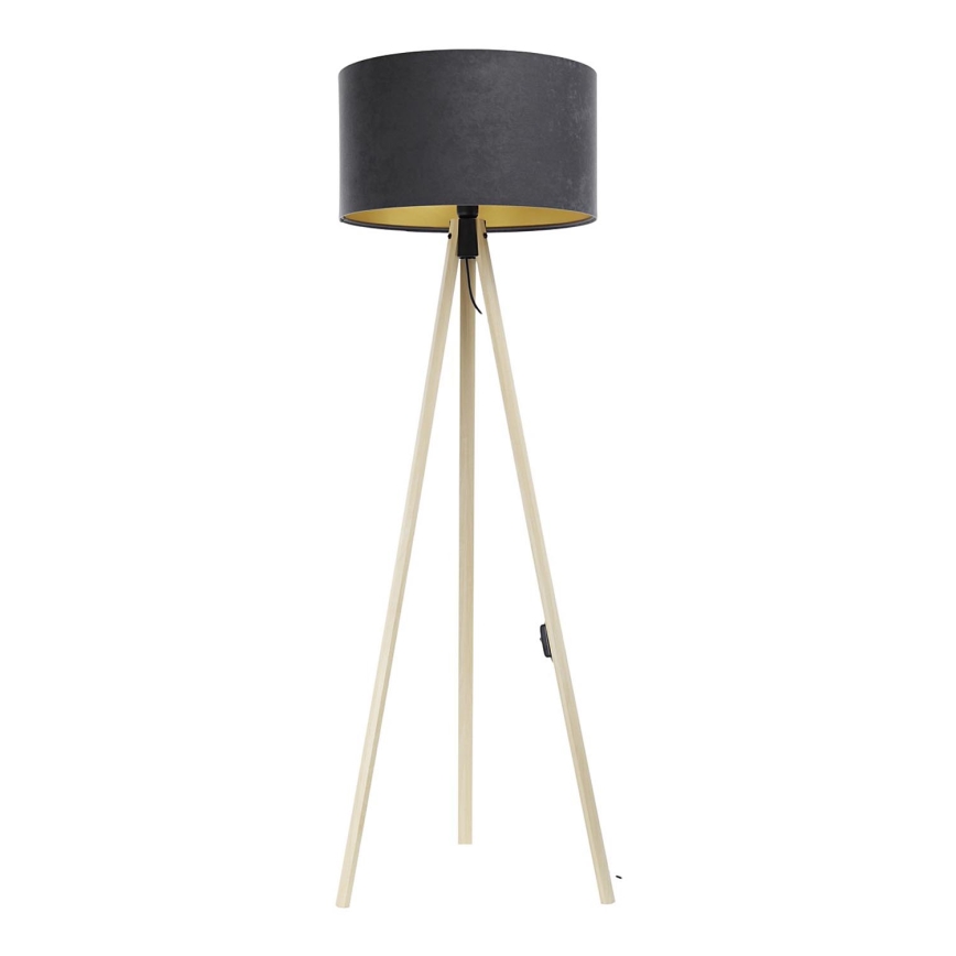 Gulvlampe STANDART 1xE27/60W/230V grå/beige