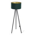 Gulvlampe STANDART 1xE27/60W/230V grøn/wenge